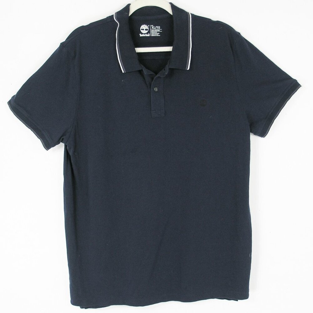 Timberland Polo Shirt XL Black Regular Fit
